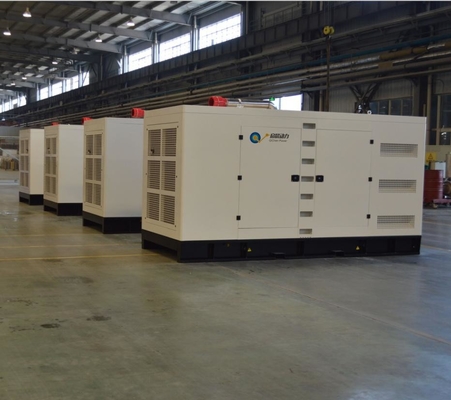 High Efficiency Soundproof CNG LNG Natural Gas Generator Low Emissions