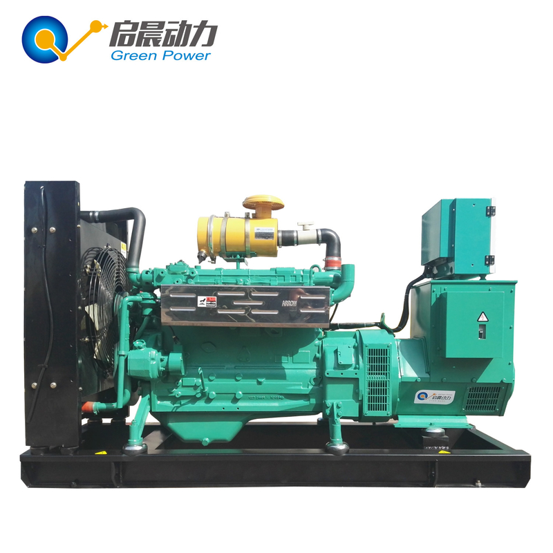 120kVA Open Type Biogas Generator Sets 50 / 60Hz Water Cooling